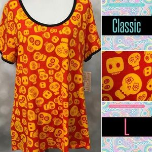LuLaRoe Skull Classic Tee